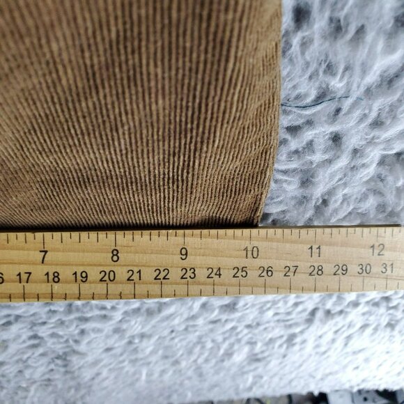 Antonio Melani Pants Womens Size 16 Brown Corduroy Stretch Mid Rise Flared Leg - Picture 7 of 11